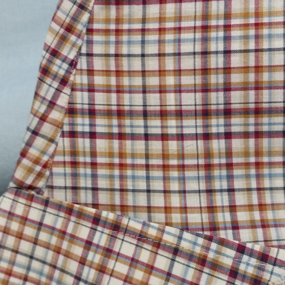 Haggar XL Plaid Long Sleeve Button Front Shirt Mens - Picture 4 of 13